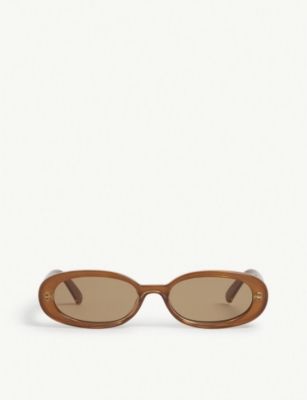 Outta Love oval-frame polycarbonate sunglasses | Selfridges