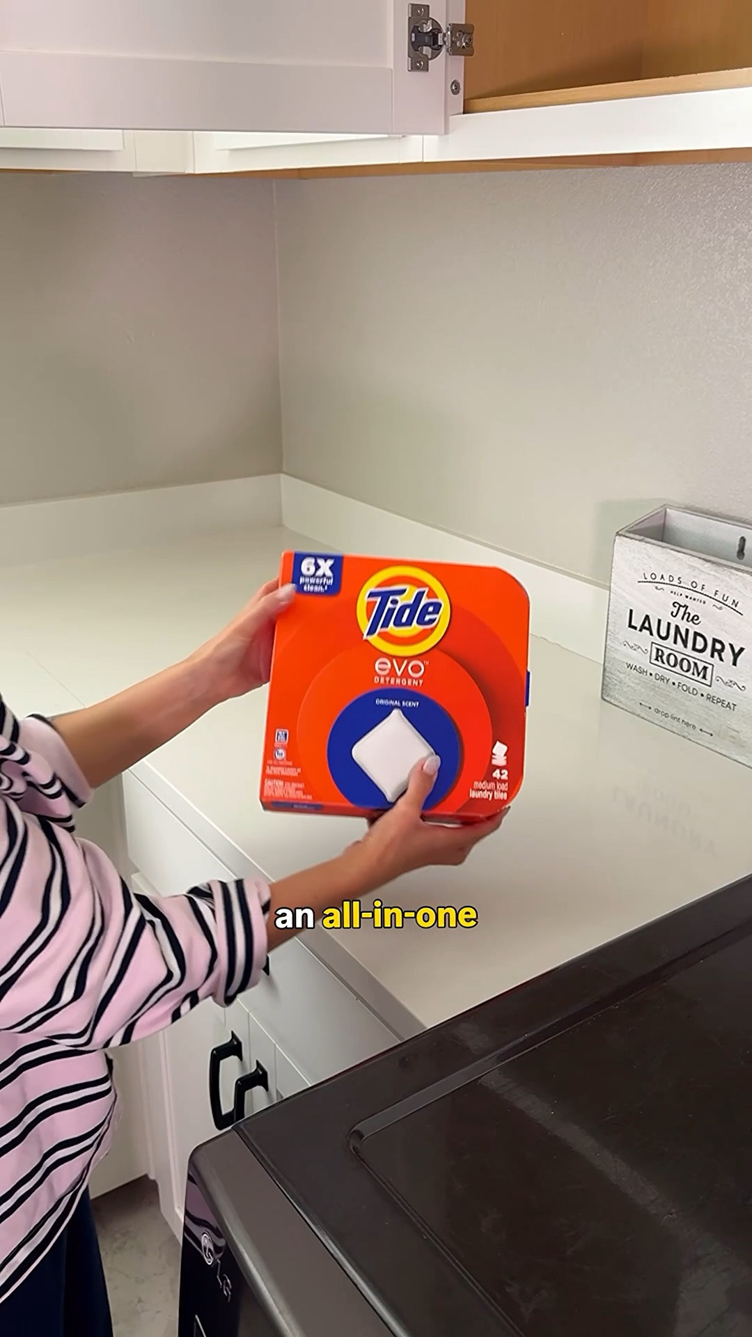 #ad Moms, meet your newest laundry hack! Finally an all-in-one scrubber, pre-treater, brightener and freshener that ACTUALLY works. From the never ending toddler stains, to pet accidents and/or stinky uniforms… trust me when I say the new @tidelaundry Evo Detergent Fiber Tiles from @target will be your go to. Grab yours via my LTK Shop today! #TargetPartner #Tidepartner #tide #tidevo #Target

@Shop.LTK #liketkit 
https://rstyle.me/+EnG5bHLS9R4D_AJLN4Clwg

#LTKdayinmylife #LTKmomlife #LTKKids