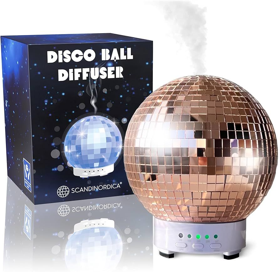 Disco Ball Diffuser Rotating - Aroma Diffuser Essential Oils, Cute Room Diffuser, Disco Ball Part... | Amazon (US)