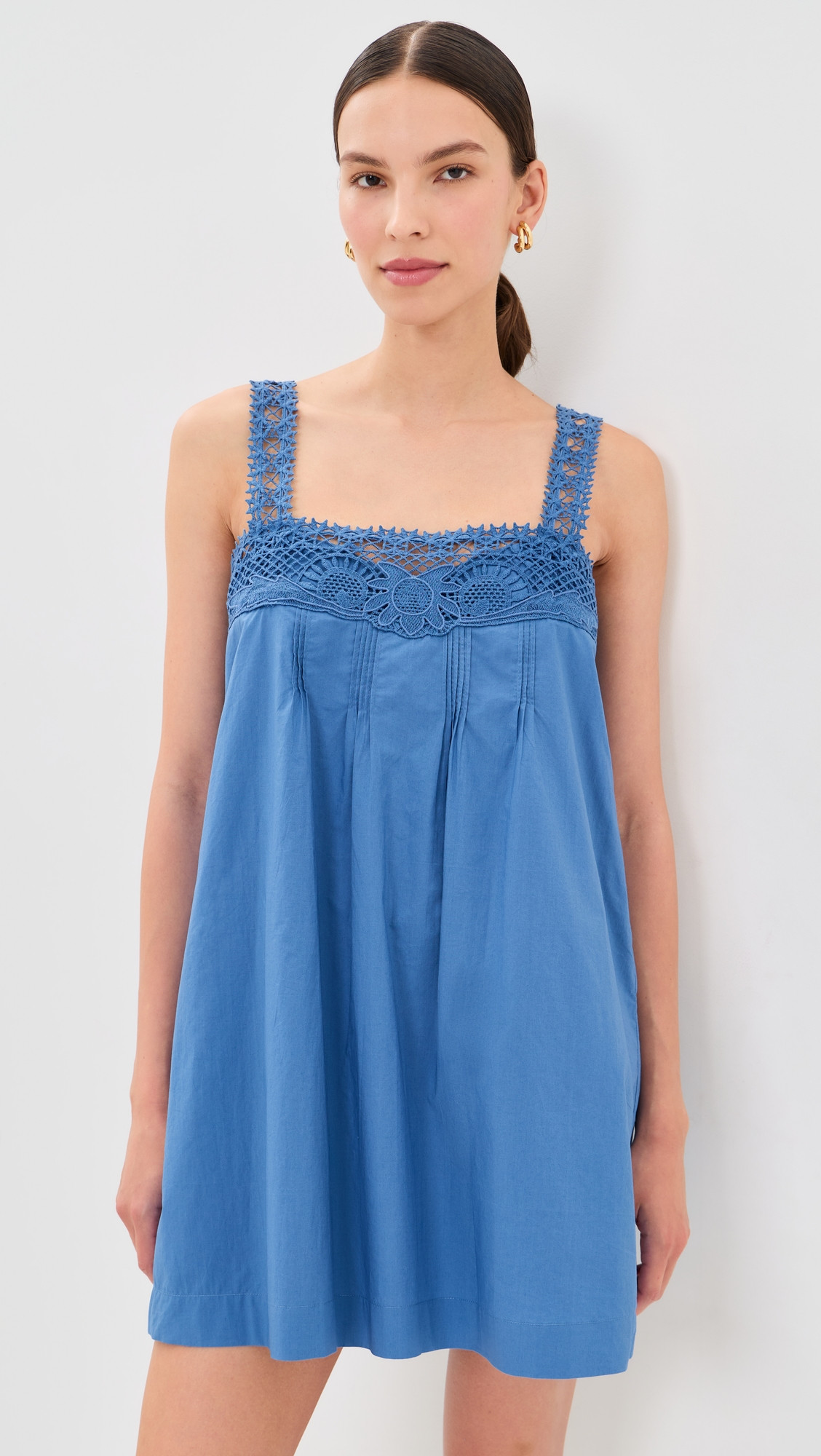 POSSE Veda Mini Dress Azure XL | Shopbop