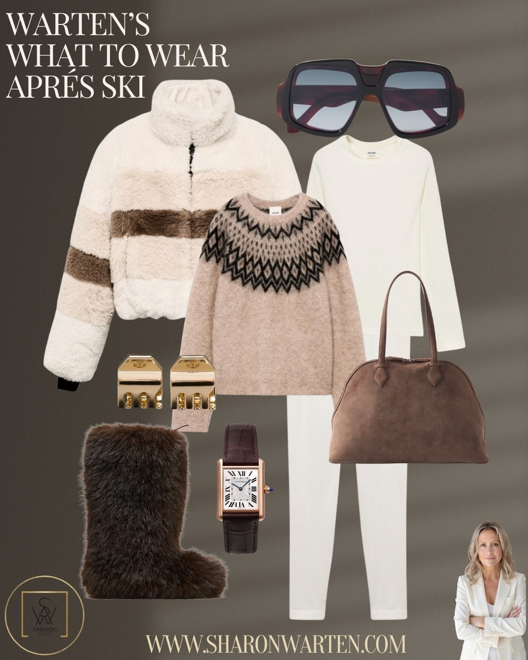 Effortless elegance doesn’t rest, even on the mountains 🏔️ ⛷️ 
A neutral après-ski look designed for the woman who knows that style is a lifestyle, not a moment. Quiet luxury layers, refined textures, and timeless silhouettes that travel beautifully from chalet to champagne.
Tap to shop the edit and elevate your winter wardrobe with pieces that stay chic long after the snow melts.

#ApresSkiStyle
#WinterChic
#ChaletStyle
#SkiSeasonStyle
#WinterLuxury
#MountainElegance
#LuxuryLifestyle
#ChicTravelStyle
#JetSetStyle
#ResortToChalet
#WinterGetawayStyle

#LTKActive #LTKHoliday #LTKootd