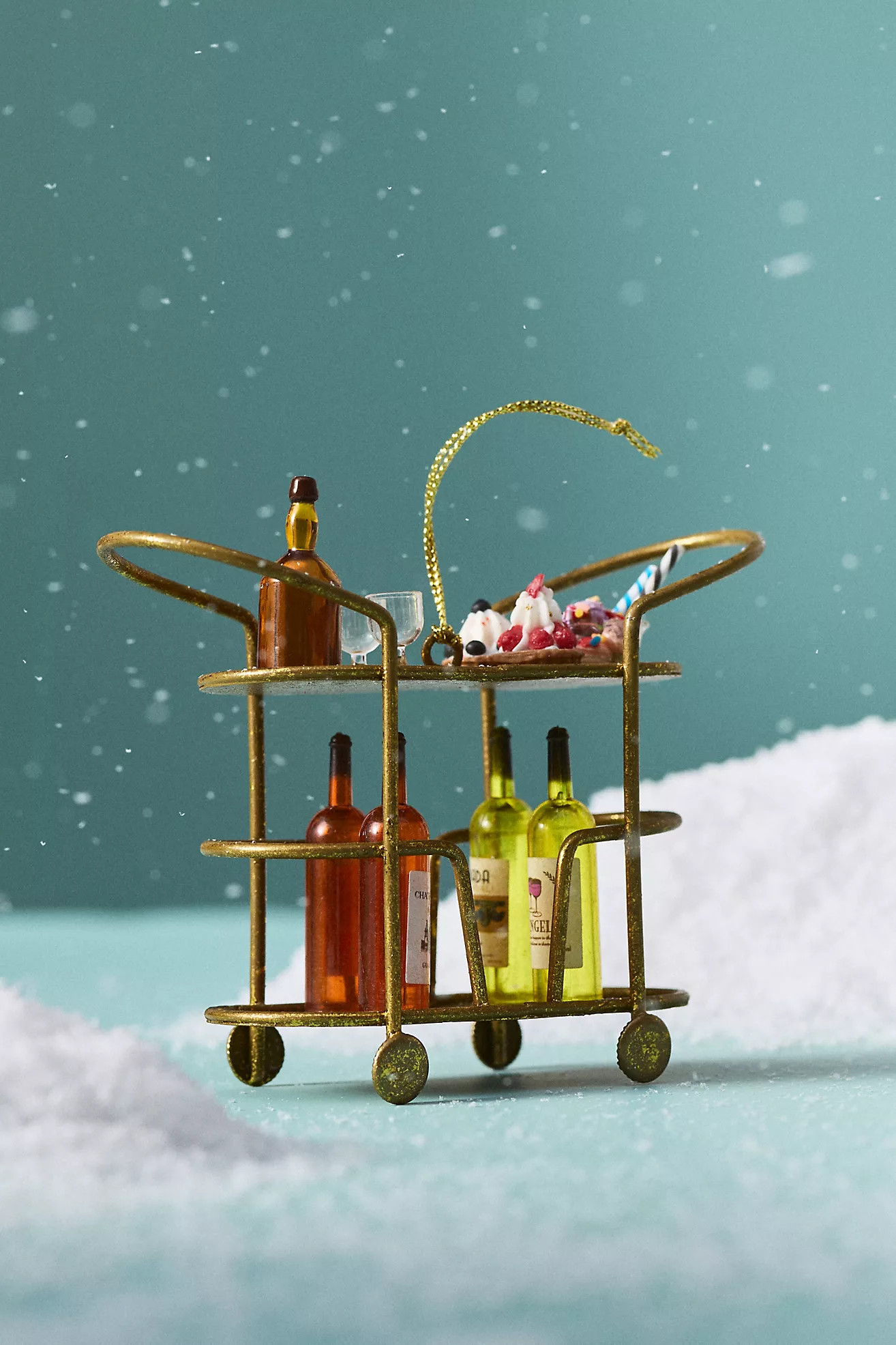 Bar Cart Ornament | Anthropologie (US)