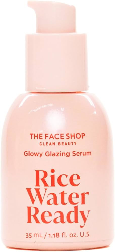 THE FACE SHOP Rice Water Ready Glowy Glazing Serum, Hydrating Glow Serum & Primer in one, Korean ... | Amazon (US)