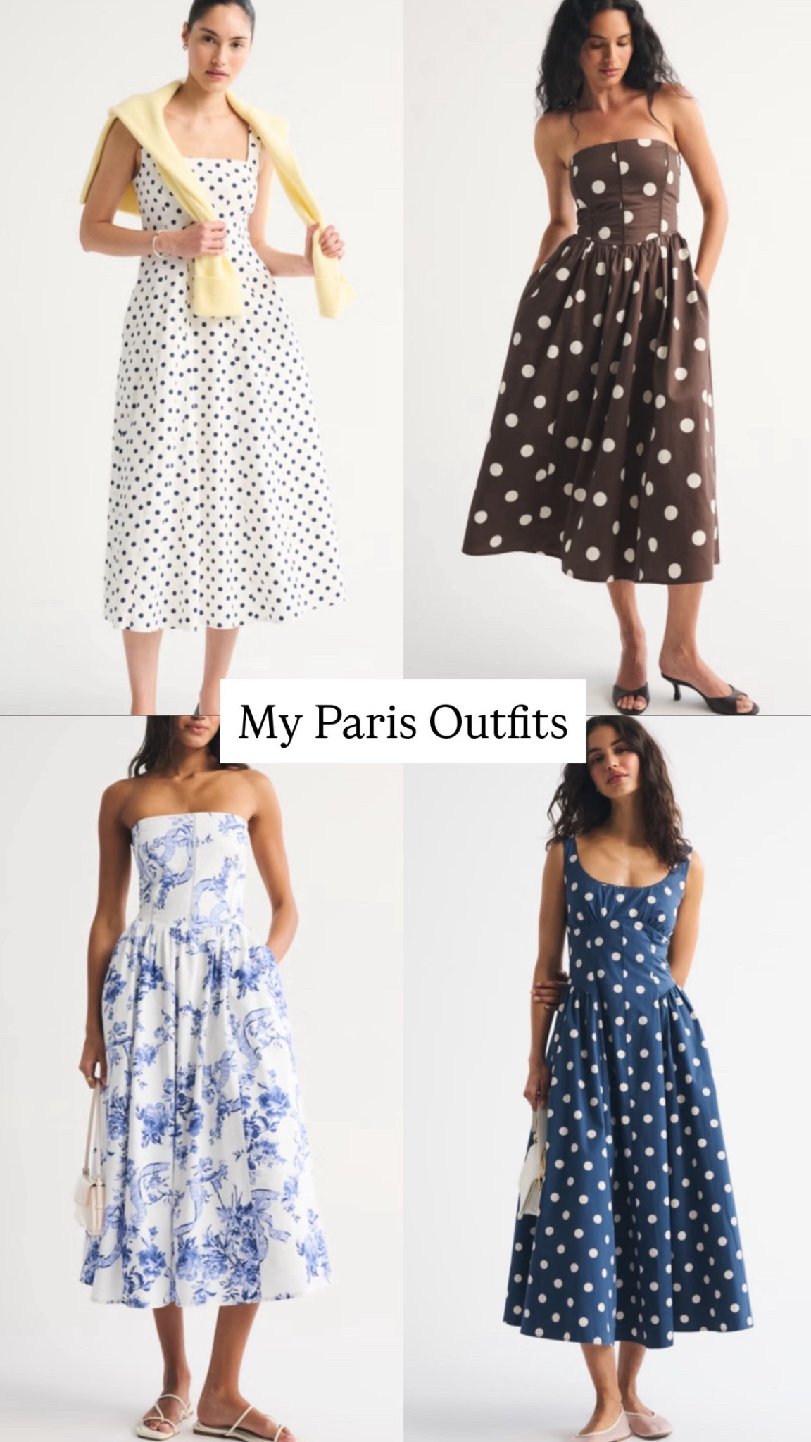 Here is a sneak peek of the beautiful springtime dresses. I ordered for my trip to Paris. I’m 5’10” 195 pounds and I wear a large tall. I’m absolutely obsessed with puff sleeve dresses and polkadots, and I have the Emerson dress in like six colors.

#LTKTall #LTKOver40 #LTKMidsize