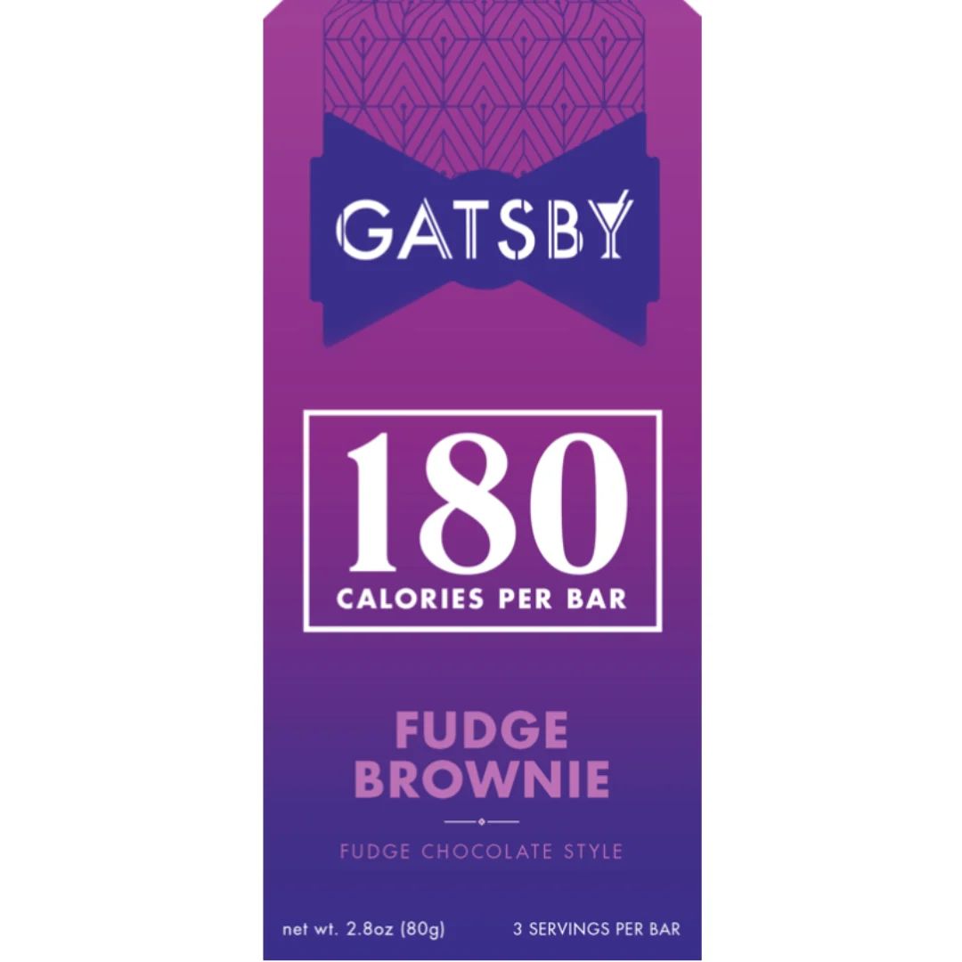 Gatsby Fudge Brownie Chocolate Bar, Guilt-Free Low Sugar, 2.8 oz | Walmart (US)
