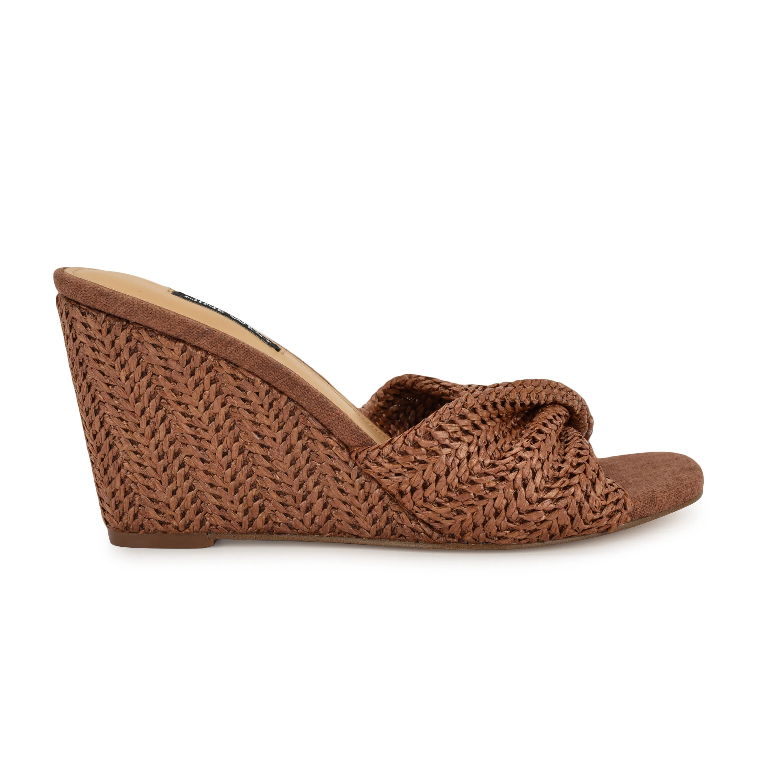 Nikhil Twist Wedge Sandals | Nine West (US)