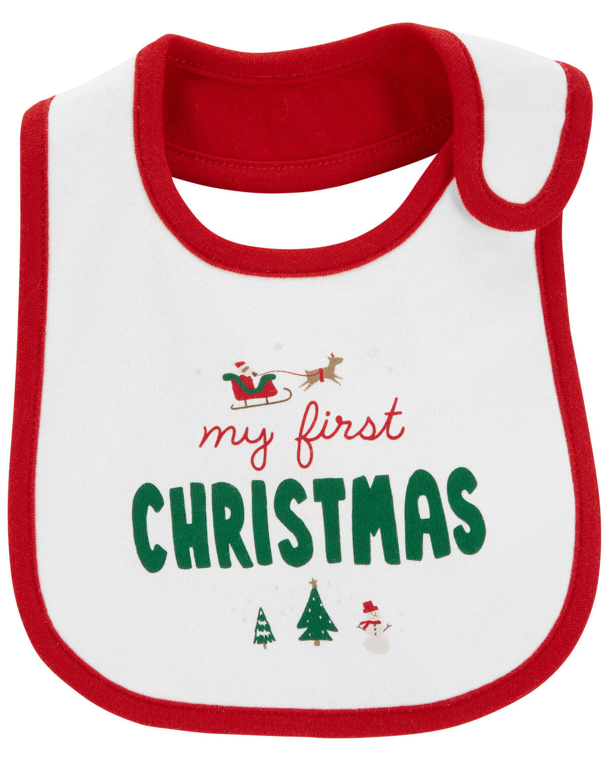Baby My First Christmas Teething Bib - Carter's | Carter's | Carter's Inc