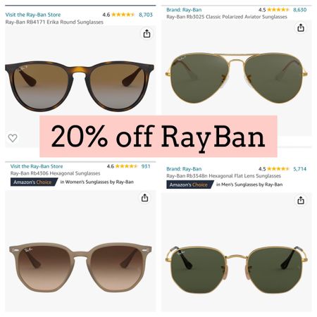 RayBan sunglasses 

#LTKsalealert #LTKSeasonal #LTKtravel