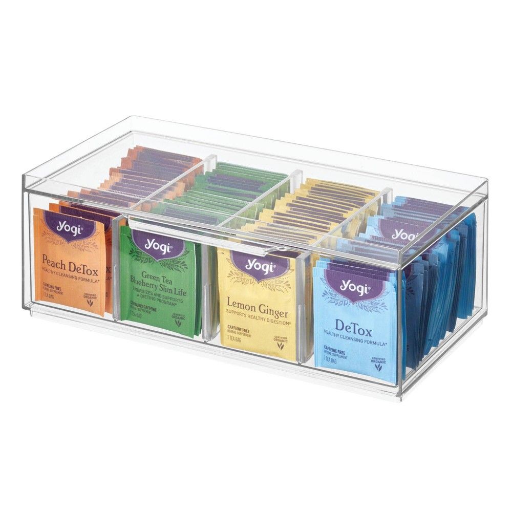 iDESIGN Crisp Tea Storage Organizer Clear | Target