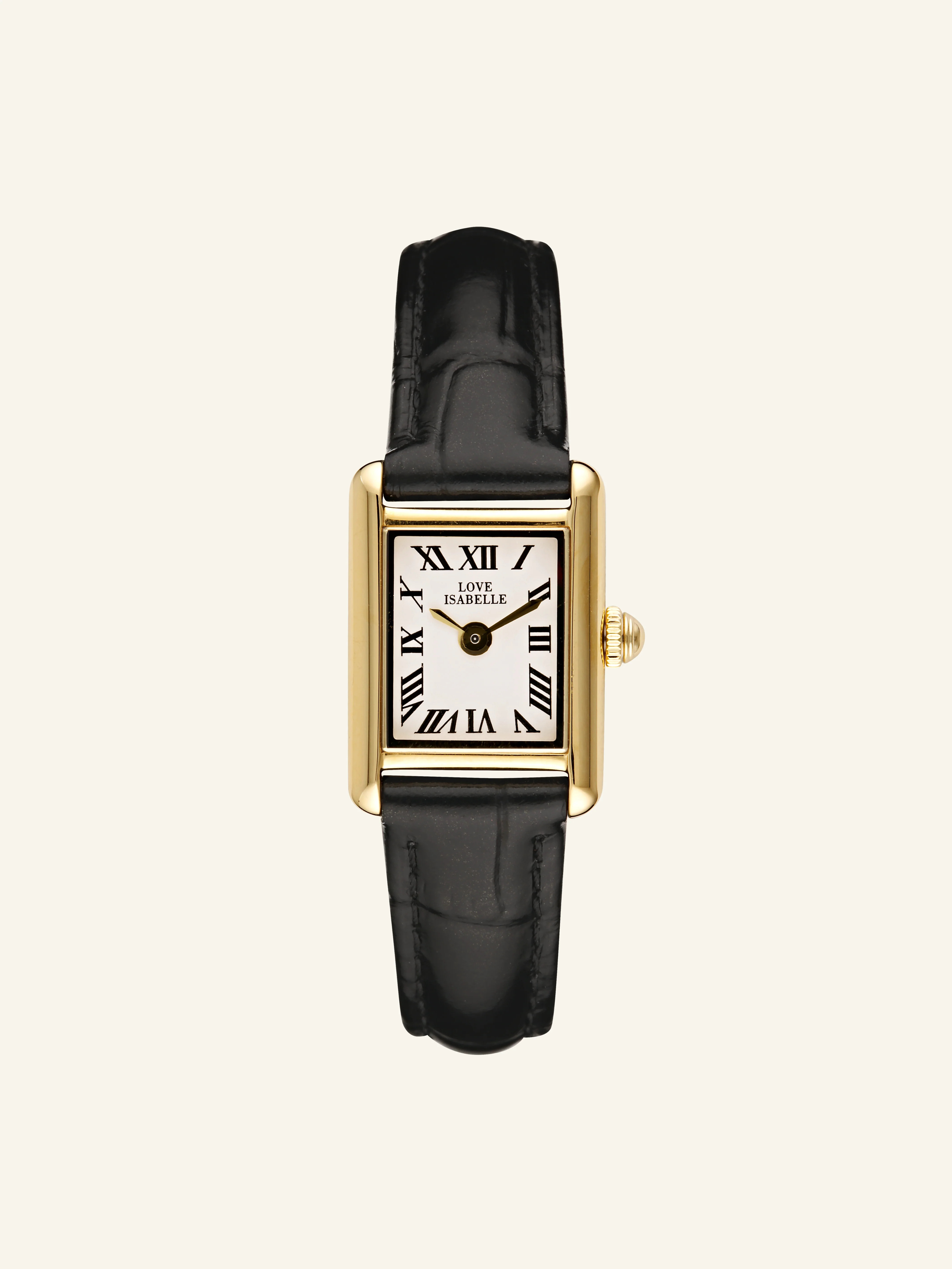 Boston Watch - Gold / Black | Love Isabelle Jewellery