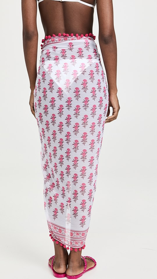 Playa Lucila Border Print Sarong | SHOPBOP | Shopbop