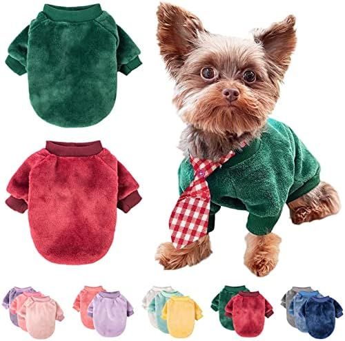 Dog Sweater, Pack of 2 or 3, Dog Clothes, Dog Coat, Dog Jacket for Small or Medium Dogs Boy or Gi... | Amazon (US)