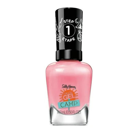 Sally Hansen Miracle Gel™ Summer Camp Let s Go Glamping Long Lasting Gel-Like Formula No UV Lamp Needed Pink Nail Polish | Walmart (US)