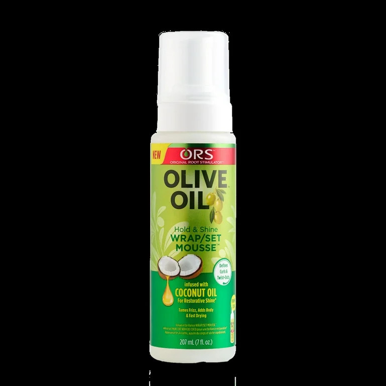 ORS Olive Oil Wrap/Set Mousse 7oz, All Hair Types, Defines, Soft Hold, Women, Shine Enhancing - W... | Walmart (US)