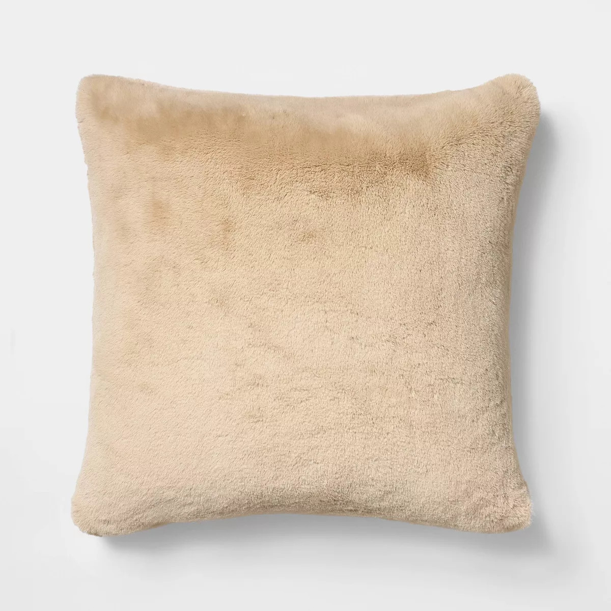 20"x20" Fur Pillow Tan - Threshold\u2122 designed with Studio McGee | Target