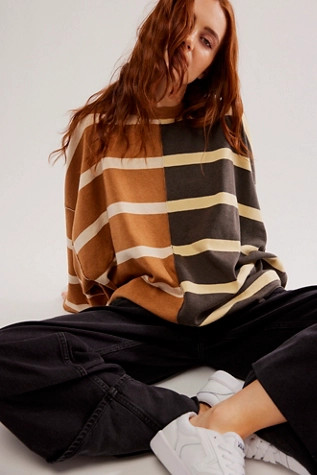 Uptown Stripe Pullover | Free People (Global - UK&FR Excluded)
