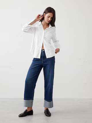 Classic Linen-Blend Shirt | Banana Republic Factory