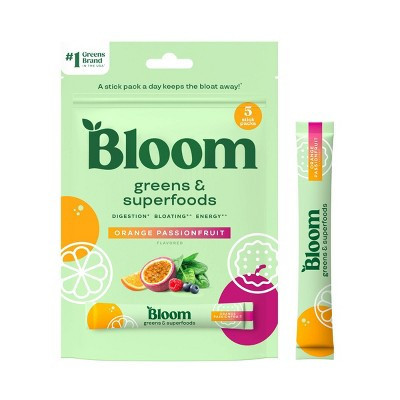 BLOOM NUTRITION Greens and Superfoods Powder - Orange Passion Fruit - 5ct | Target