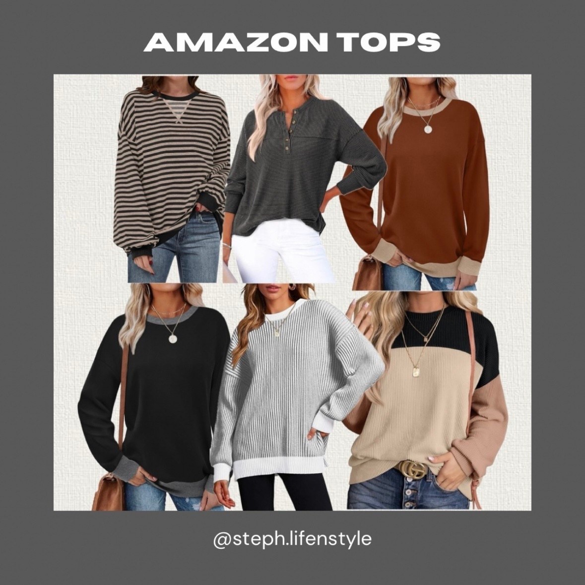 Amazon tops!! 🤩
Perfect fall colors! 
#amazon #amazontops #womenstops #fall #fallcolors #falloutfit #fallfashion 

#LTKFindsUnder50 #LTKFindsUnder100 #LTKSeasonal