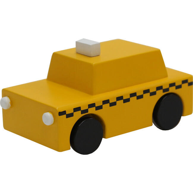 KIKO+ NYC Classic Taxi Pull-Back Car (Yellow) - Kids Toys | kiko+ & gg from Maisonette | Maisonette