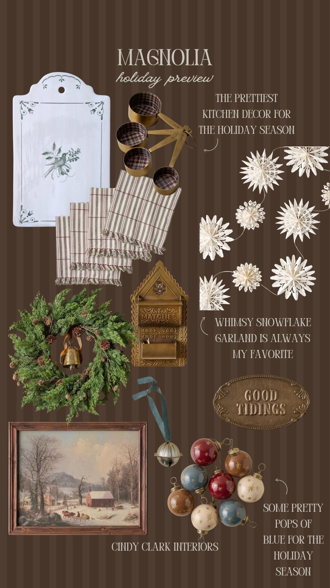 The holiday preview from Magnolia is so good this year! 🎄 Classic and traditional — my favorite.

#LTKHome #LTKSeasonal