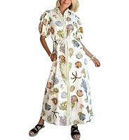 Dresses Casual, Dresses Summer\uff0c Printed Dress | Amazon (US)