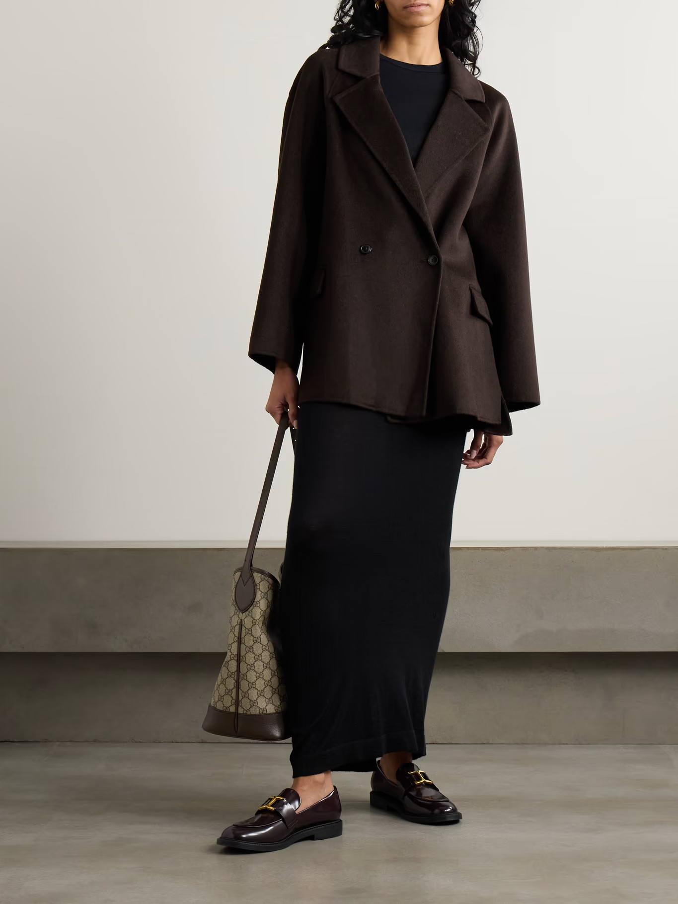 Double-breasted wool-blend coat | NET-A-PORTER (UK & EU)