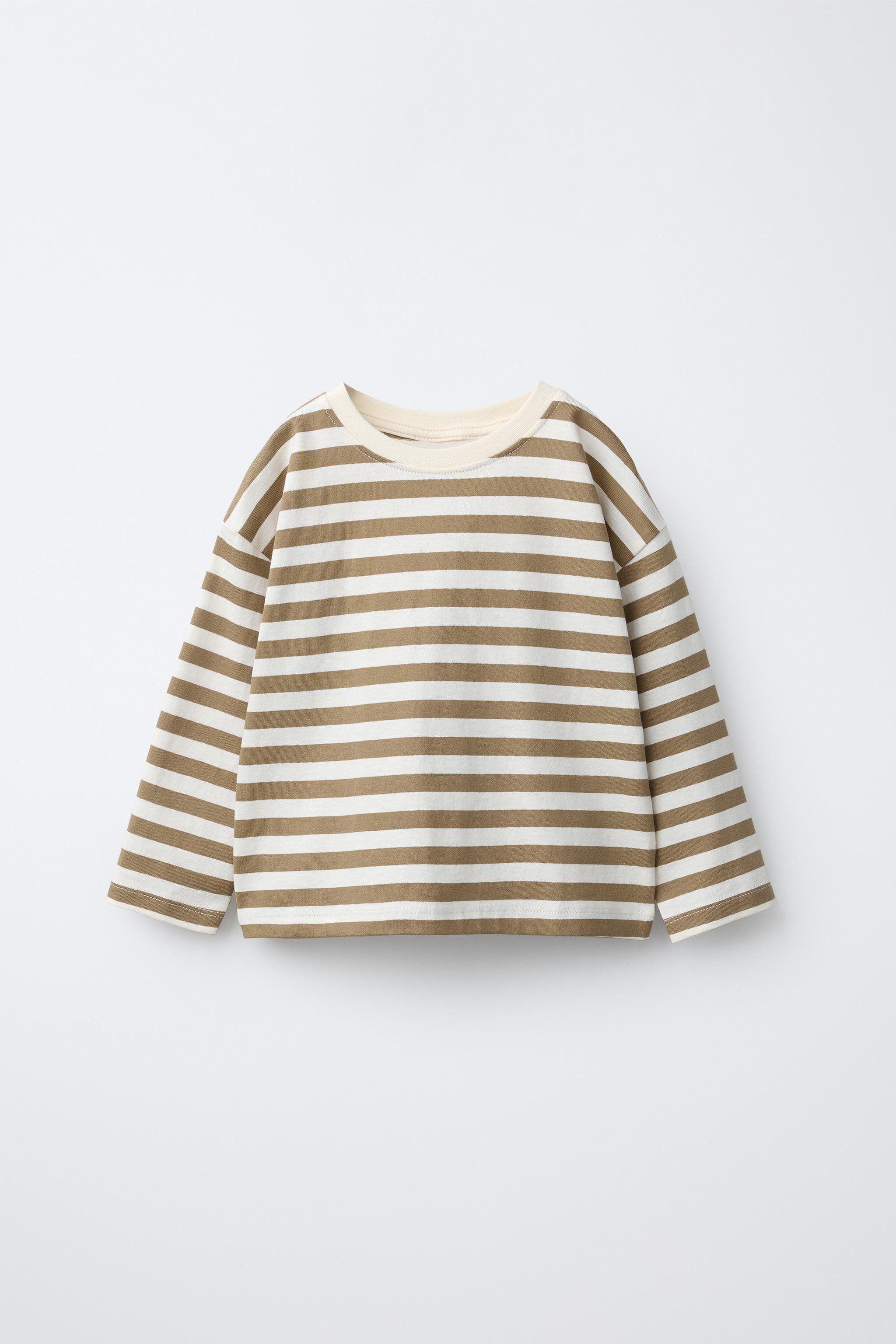 THREE-PACK OF STRIPED AND PLAIN T-SHIRTS | Zara US