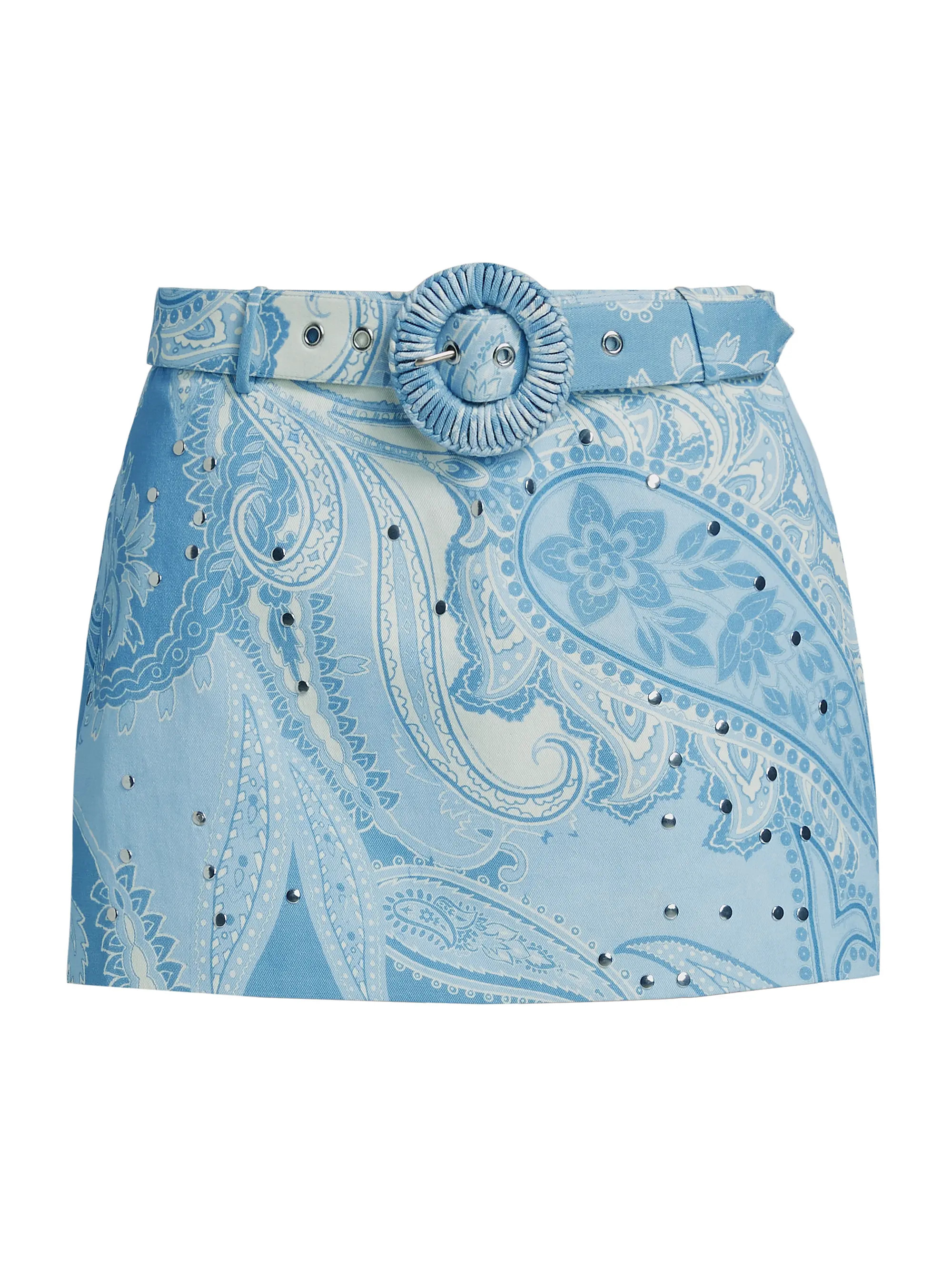 Fiza Buckle Belt Miniskirt | Saks Fifth Avenue
