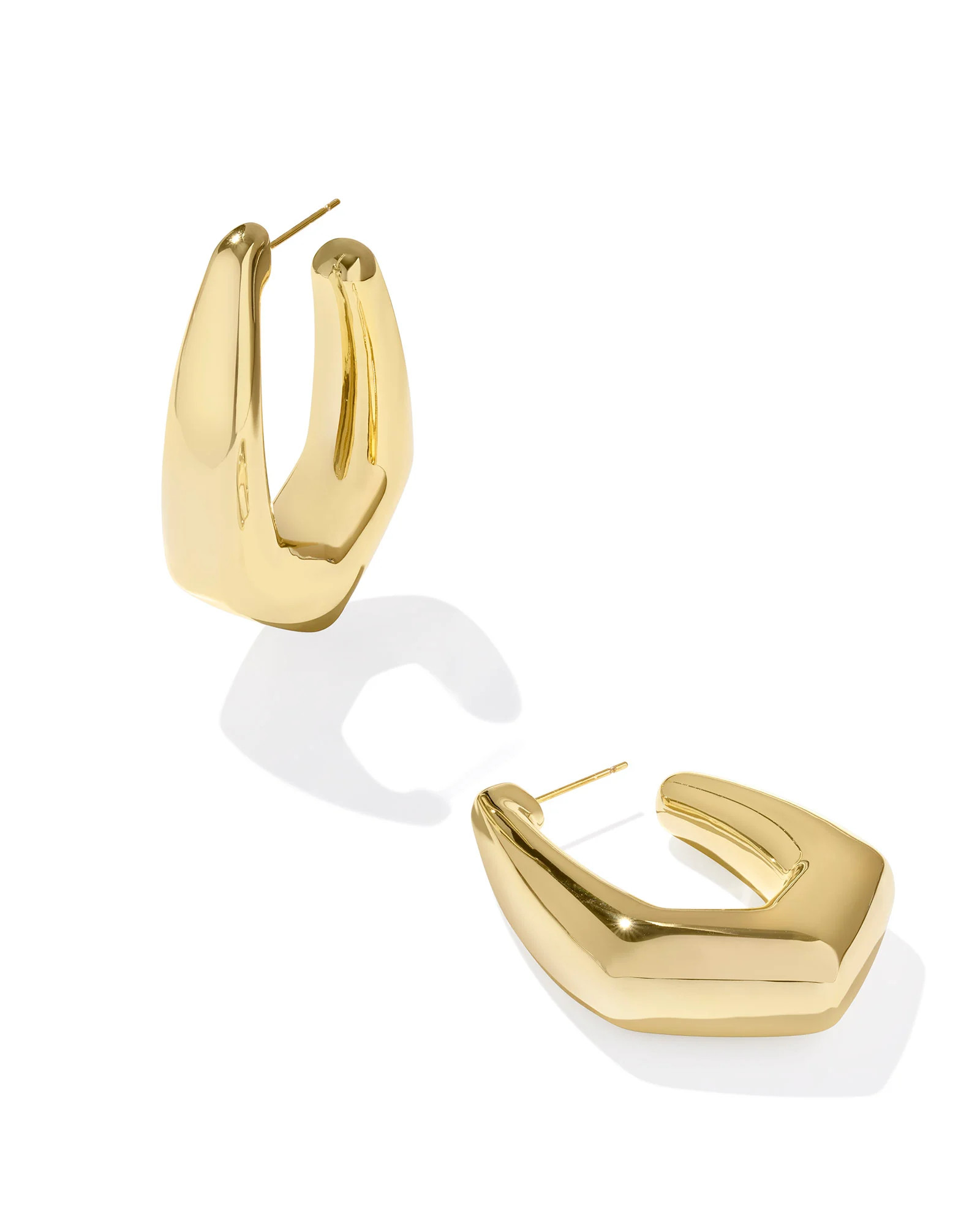 Kaia Gold Hoop Earrings | Kendra Scott