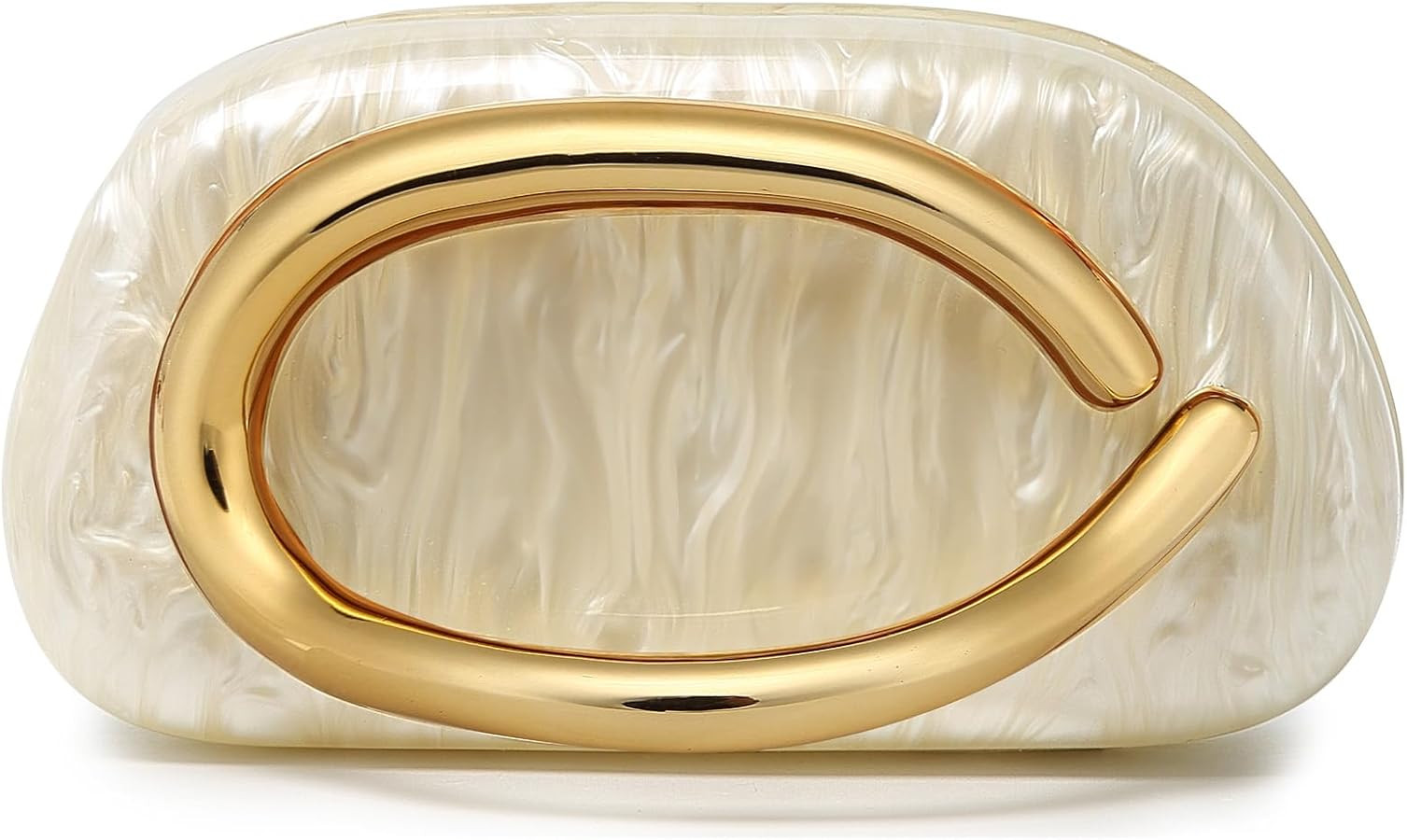 Women Trendy Chain Crossbody Shoulder Bag Handbag Acrylic Wedding Evening Bag Shell Formal Clutch... | Amazon (US)