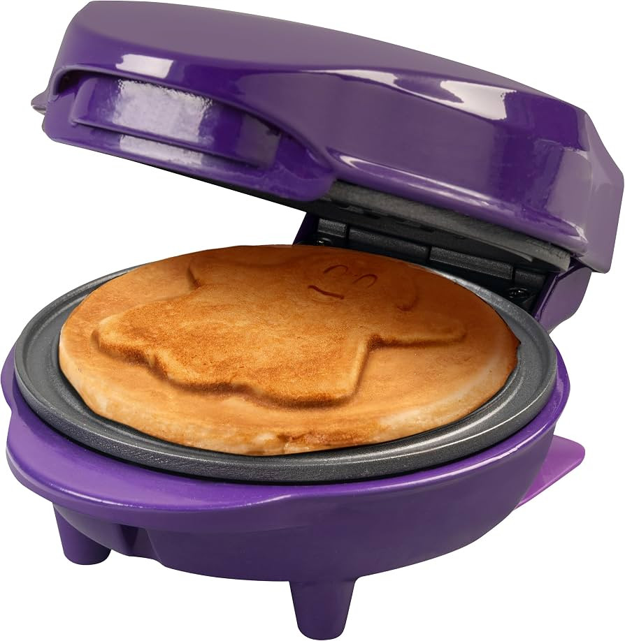 Bestron Mini Waffeleisen, Waffeleisen mit Sonderplatte "Geist", Waffelgr\u00f6\u00dfe: \u00d8 10c... | Amazon (DE)