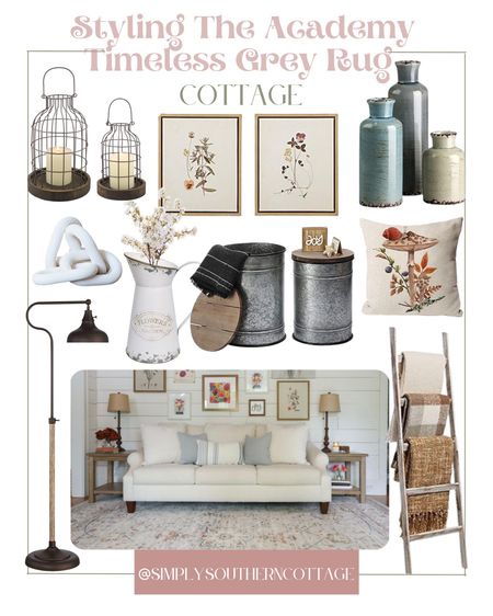 Styling the Academy timeless grey rug- cottage!

Area rug, living room rug, bedroom rug, home decor, wall lamp, blanket ladder, vases, wall art, blanket bins, throw pillows, shelf Decour, lanterns, farmhouse decor, cottage decor

#LTKSeasonal #LTKhome #LTKstyletip