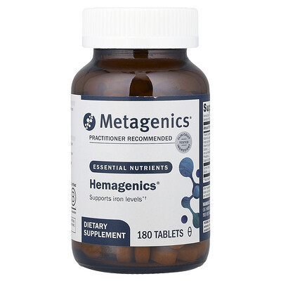 Metagenics, Hemagenics®, 180 Tablets | iHerb