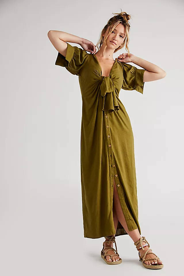 Vintage Summer Midi Dress | Free People (Global - UK&FR Excluded)