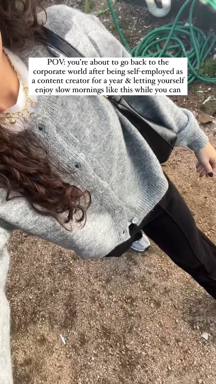 never underestimate the thrill of throwing on a comfy-cute outfit and grabbing your kindle to get a coffee and hangout at your fav spot on a beautiful day ☕️🧦🍂🎧🌤️

Comfy casual ootd, cardigan outfit, black pants, new balances, sneaker outfit, coffee run outfit

sweater: @beginningboutique code “XBB15ABBY” for 15% off
tshirt: @walmartfashion 
pants: @targetstyle 
shoes: @newbalance @freepeople 
purse: @princesspollyboutique

#LTKFindsUnder50 #LTKCyberWeek #LTKWatchNow