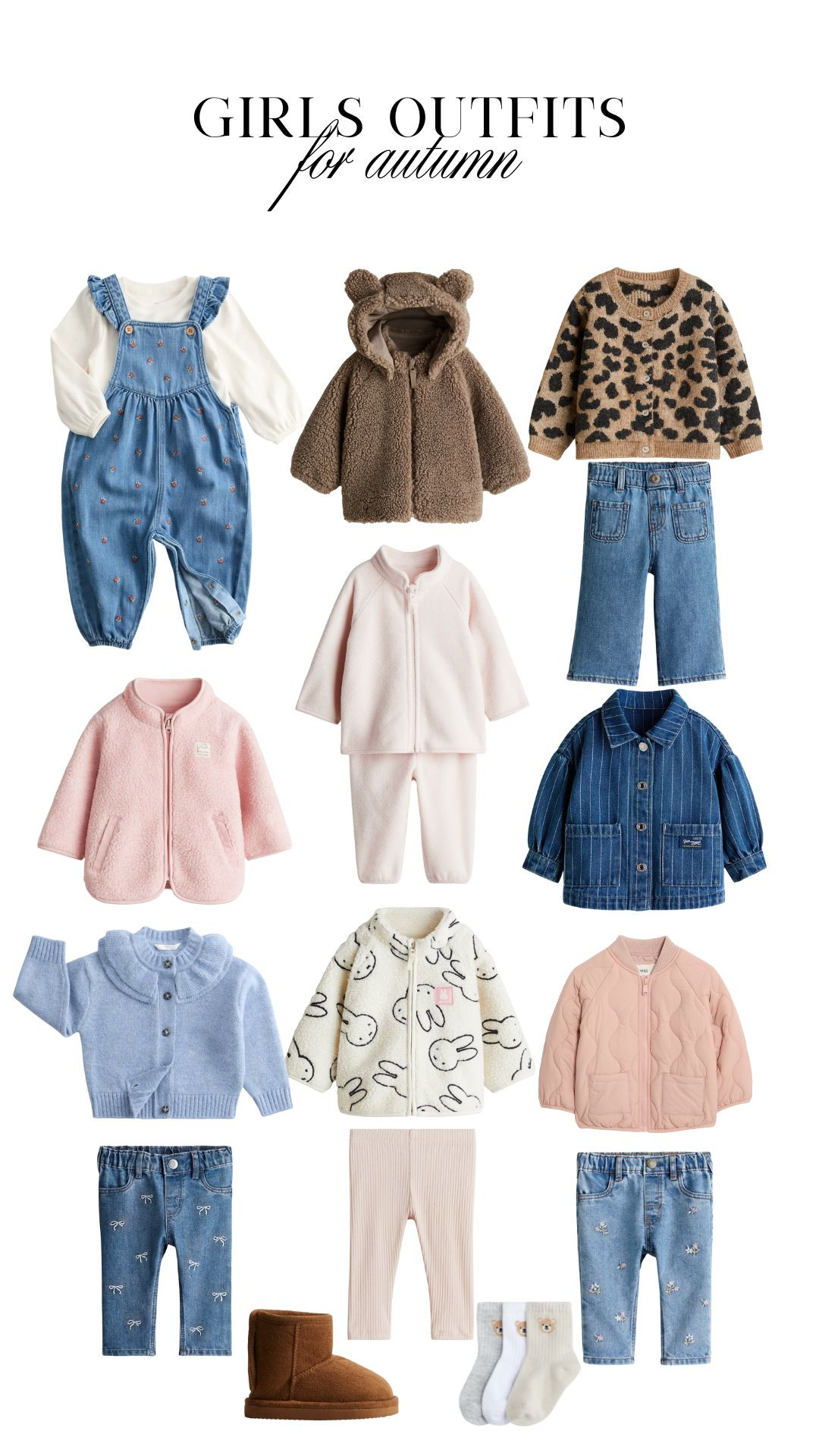 Girls outfits for Autumn, little girls outfits, toddler, high street, H&M kids, M&S kids, children's outfit inspo 

 #LTKuk #LTKbaby #LTKkids