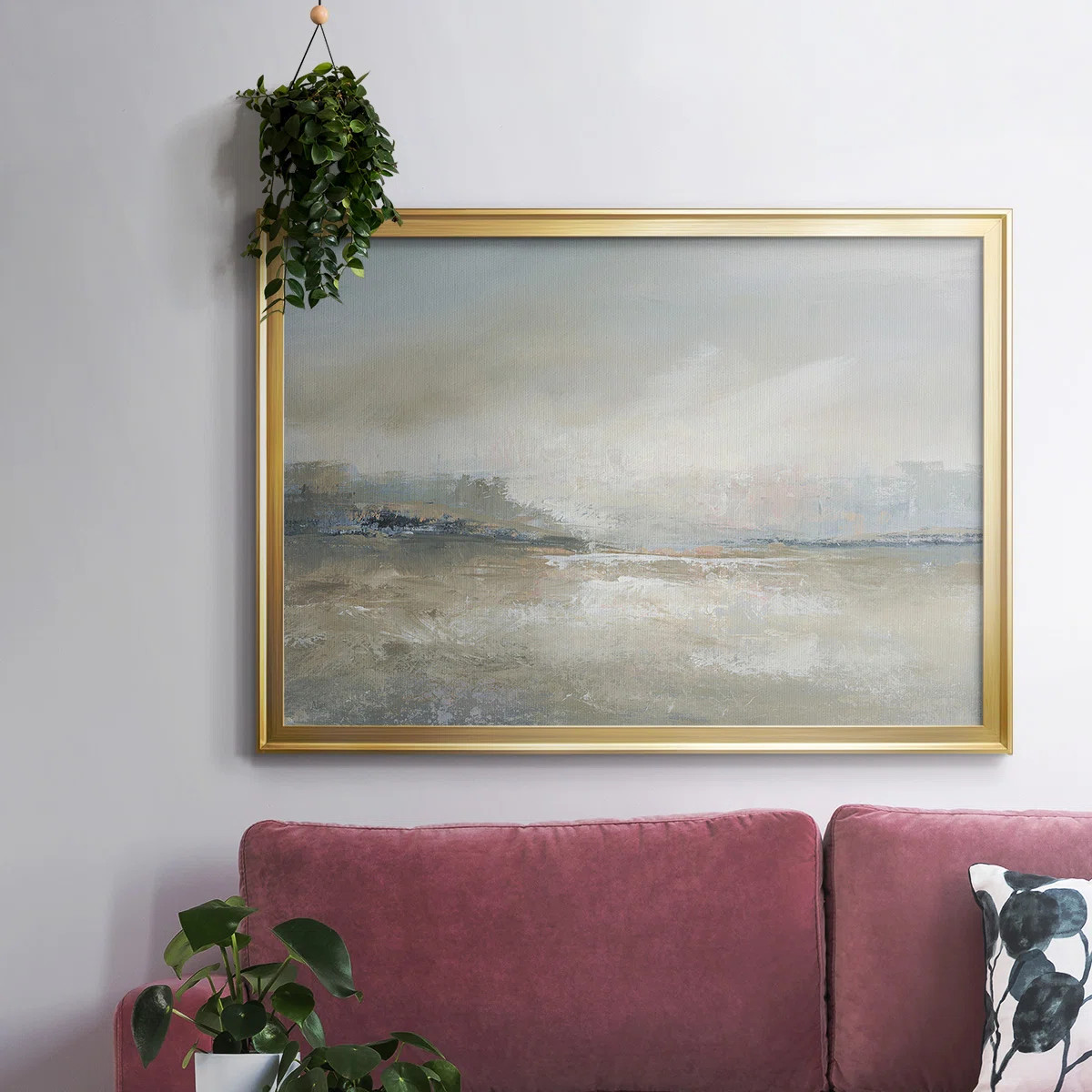 Horizon Haze-Framed Gallery Wrapped Canvas | Wayfair North America