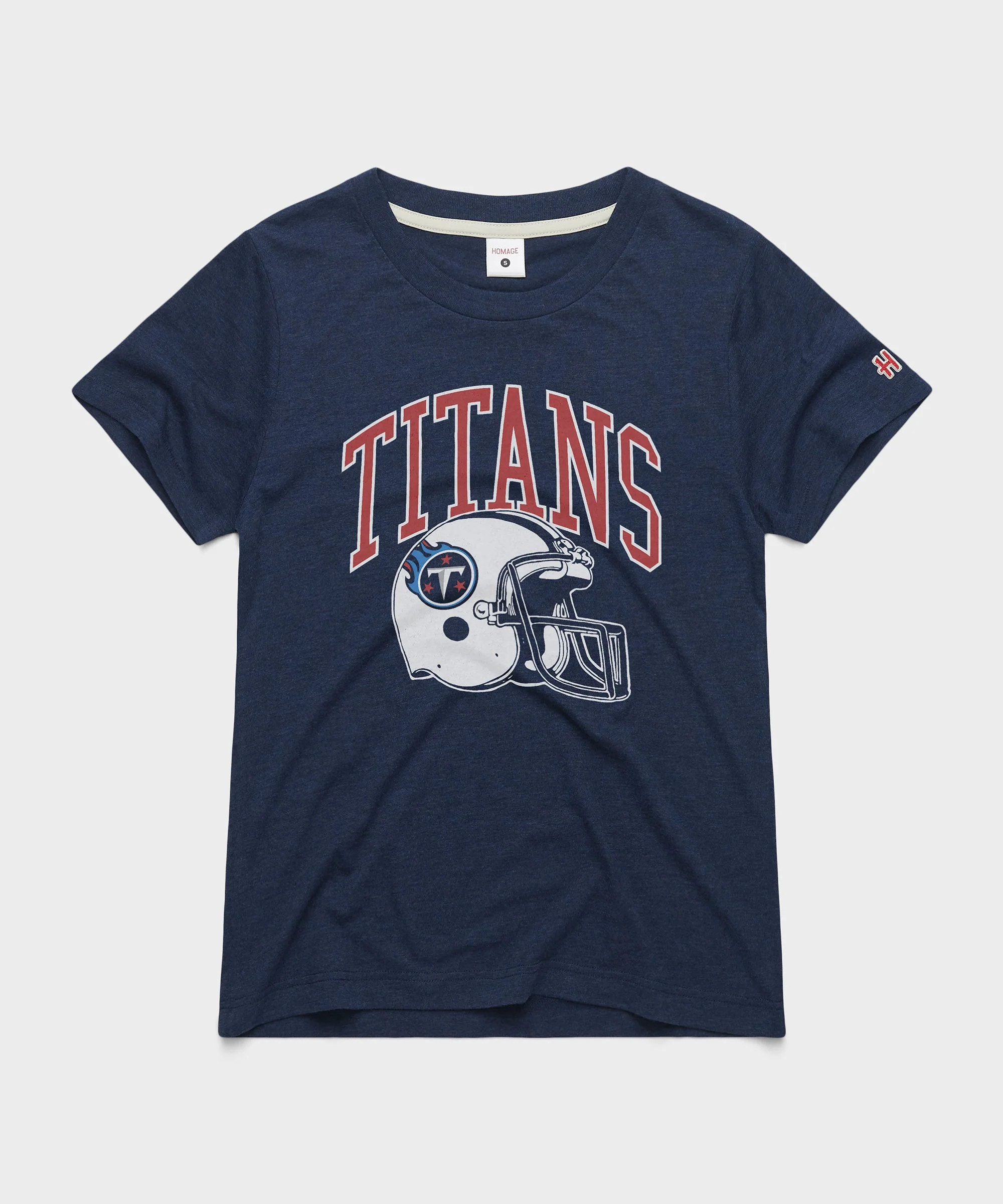 Women's Tennessee Titans Helmet | Women's Retro NFL T-Shirt | Homage