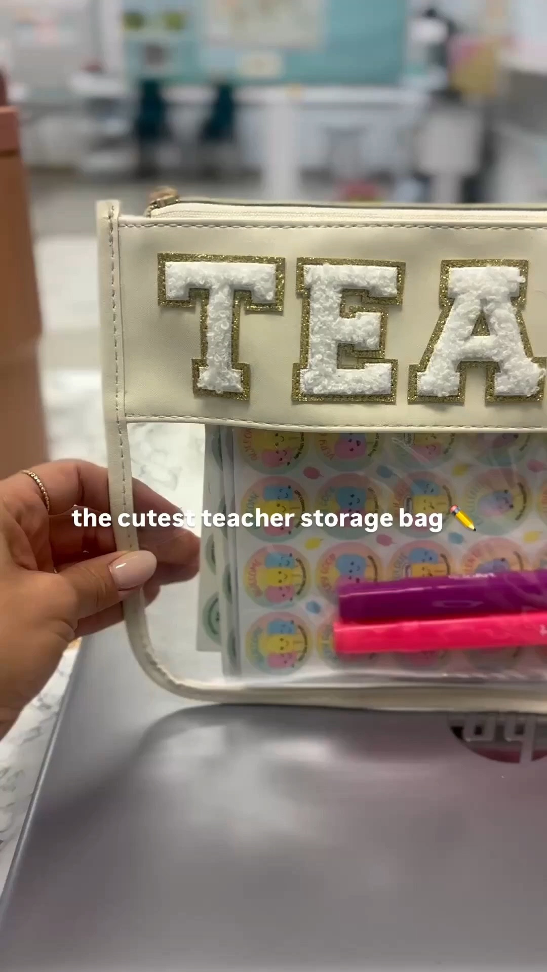 The cutest teacher storage bag! I use this for all my grading supplies and it fits my markers and stickers perfectly. 

teacher find, Amazon teacher, teacher 

#LTKFindsUnder50 

#LTKdayinmylife