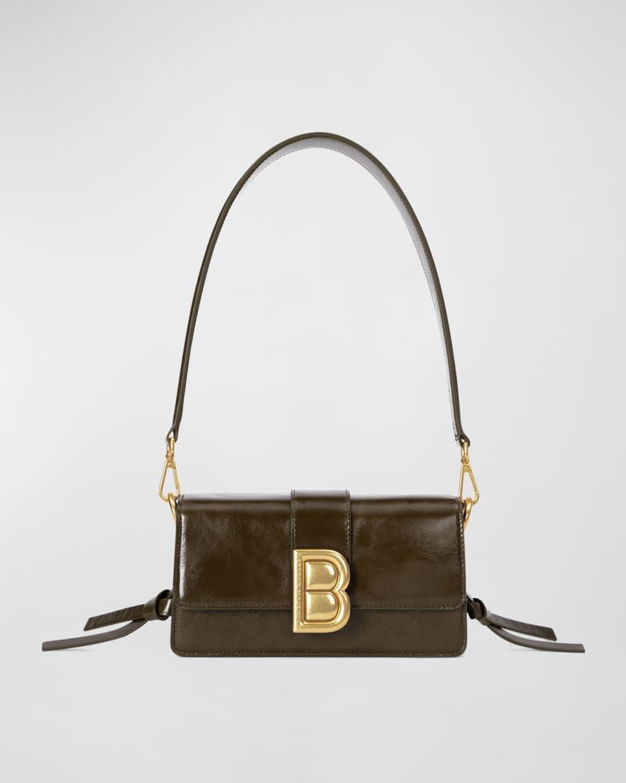 Nia Medium Leather Shoulder Bag | Neiman Marcus