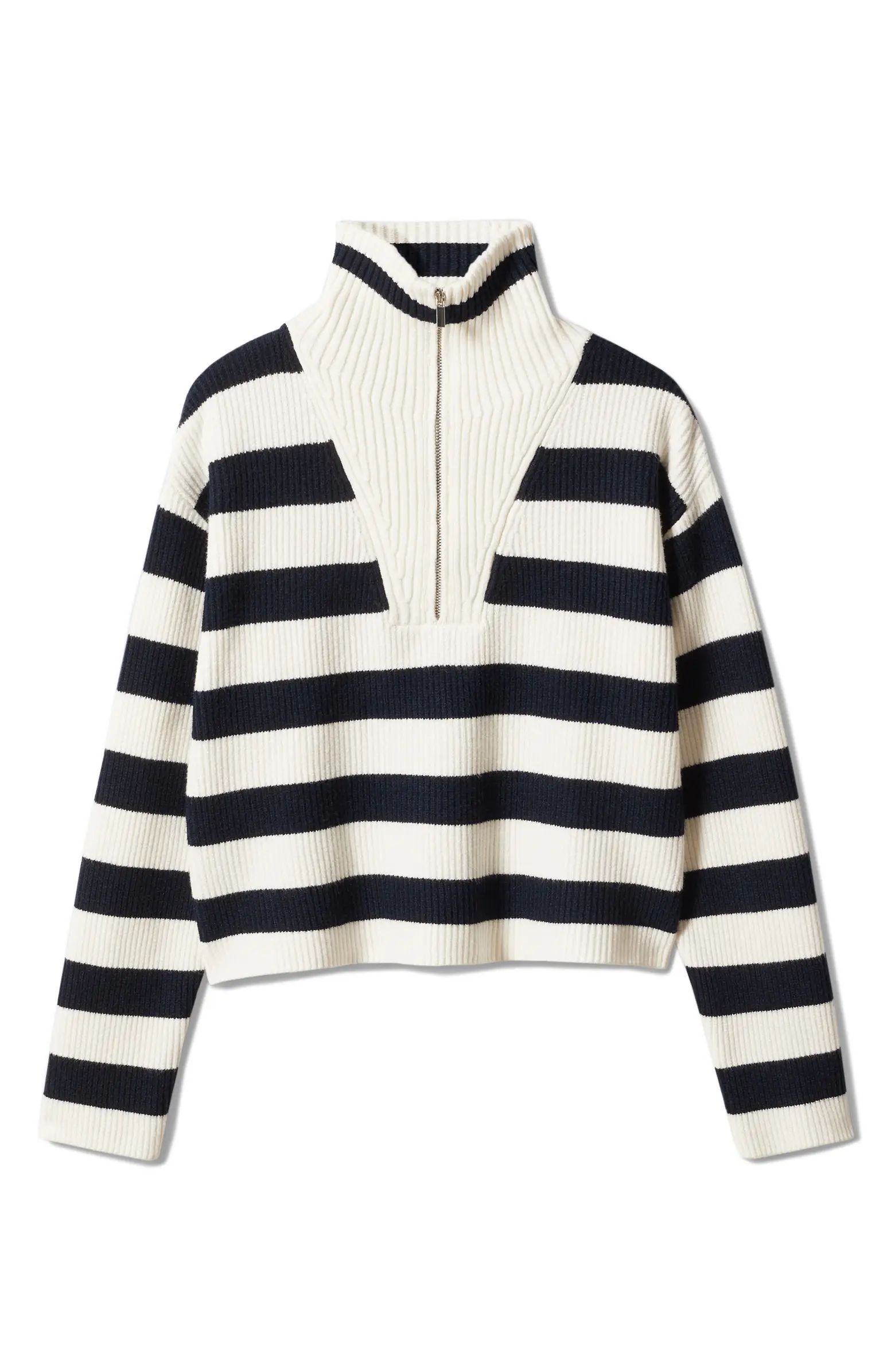 Stripe Half Zip Sweater | Nordstrom