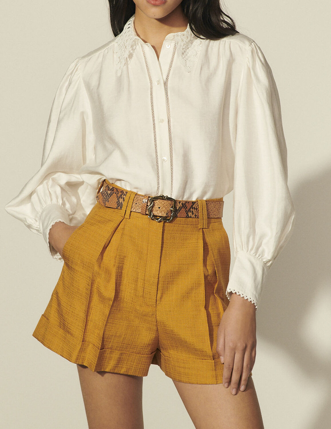 Shorts mit Bruchfalten | Sandro (DE, FR & UK)