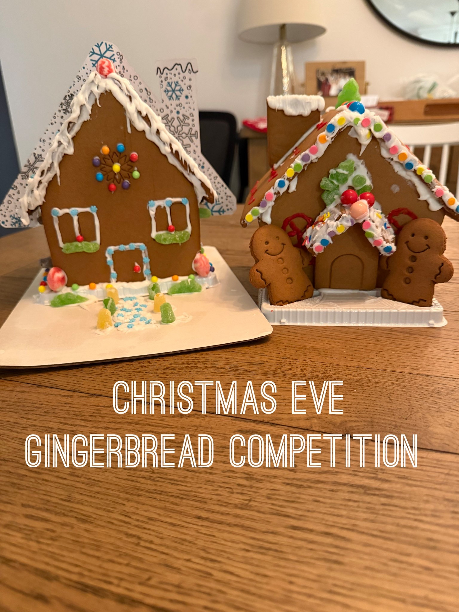 nothing like setting a timer and having a gingerbread competition on Christmas Eve 🎄

had these delivered with Walmart+

#LTKHoliday