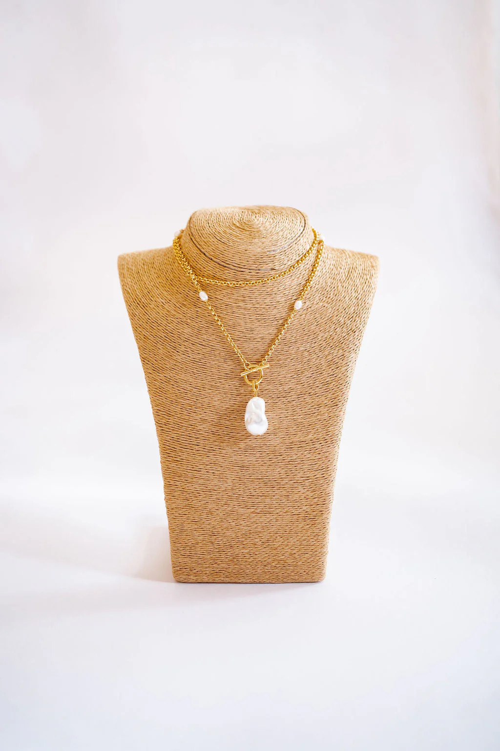 Betsy Necklace - 18k Gold Plating and Freshwater pearls | Lisi Lerch Inc
