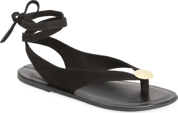 The Row Charm Ankle Tie Sandal (Women) | Nordstrom | Nordstrom