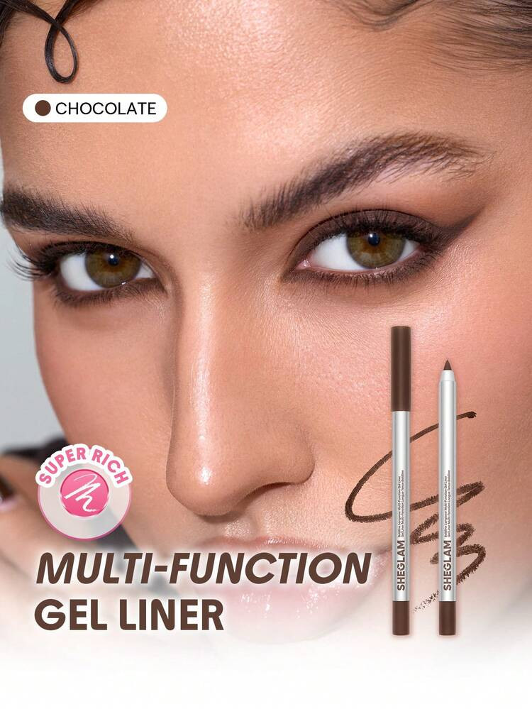 Sheglam boldline longwear multi gel liner chocolate  | SHEIN