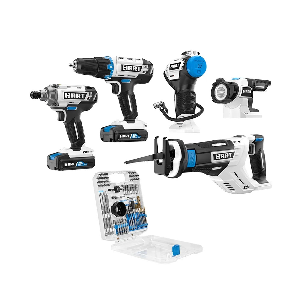 Hart 20-Volt 5-Tool Kit with 70-Piece Accessory Set | Walmart (US)