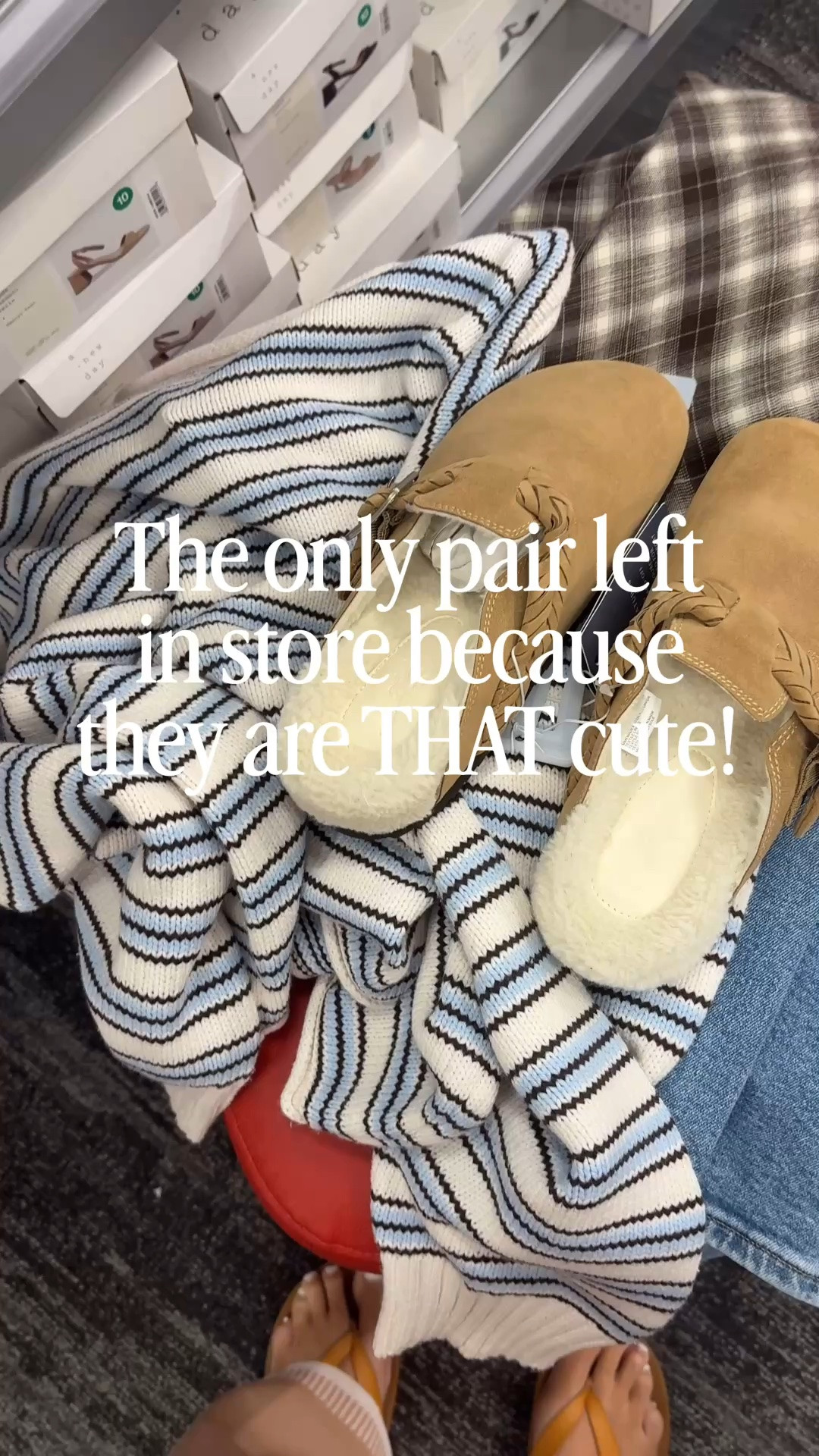 These Target Betsy Braided Fur Clogs were brought back because they are so good! Memory foam insole, braided adjustable strap and cozy fur lining.

I have the clogs without the lining and wore them all last Fall and Winter!