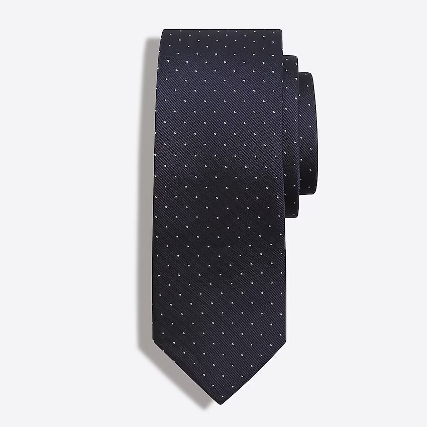 Silk pindot tie | J.Crew Factory